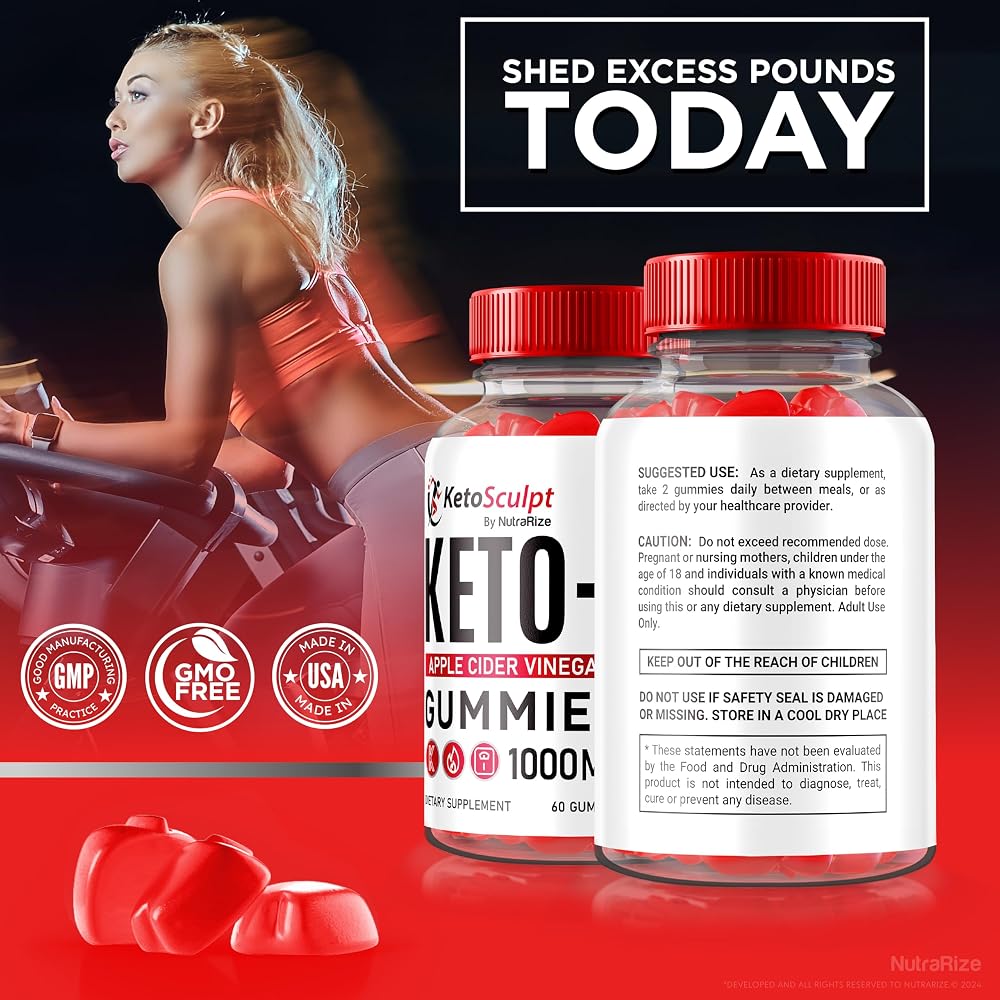 NutraRize Ketosculpt Keto ACV Gummies for Weight Loss Support - 180 Gummies - image 8