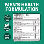 Herbtonics Prostate & Hair Support with Pumpkin Seed - 120 Capsules - image 2