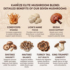 KARKZE USDA Organic Instant Mushroom Coffee - 30 Servings - image 5