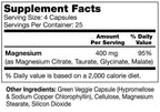 Health by Principle Magnesium Complex 4 Types - 100 Capsules - image 2