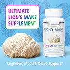 ENCAPSULATE Lion's Mane Capsules 1000mg Cognitive Support - 60 Vegan Capsules - image 3