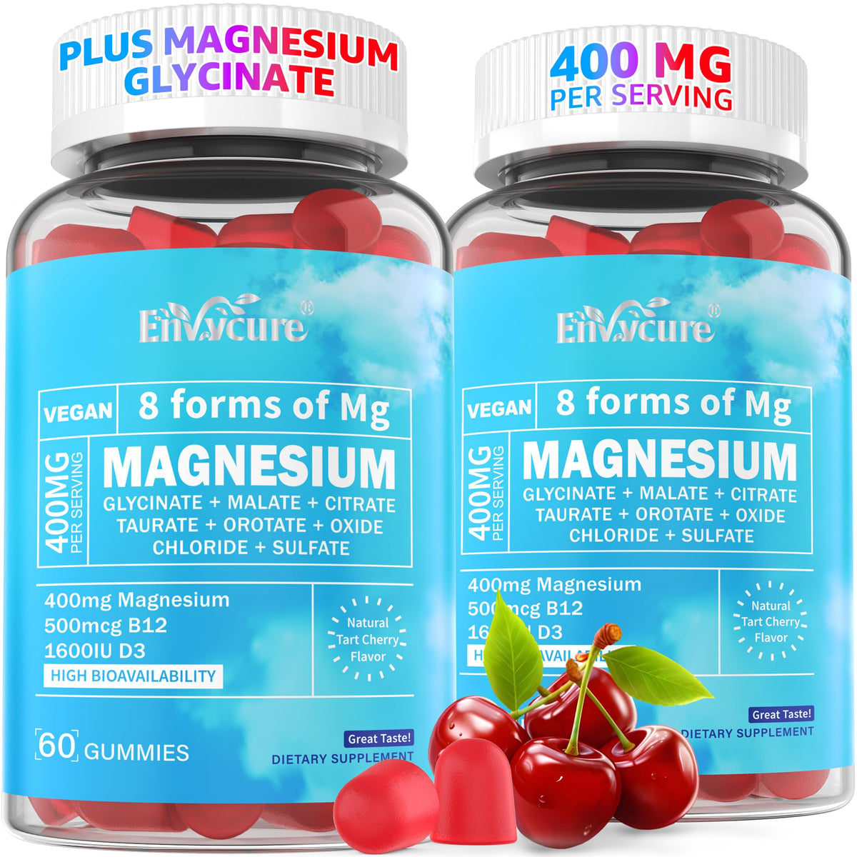 EnvyCure Magnesium Complex Gummies 400mg