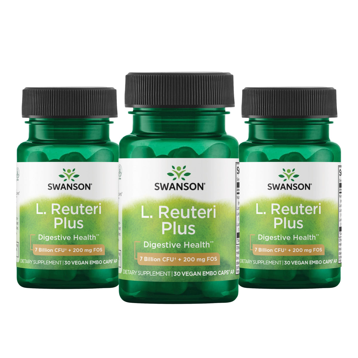 Swanson L. Reuteri Probiotic with Prebiotic for Gut Health