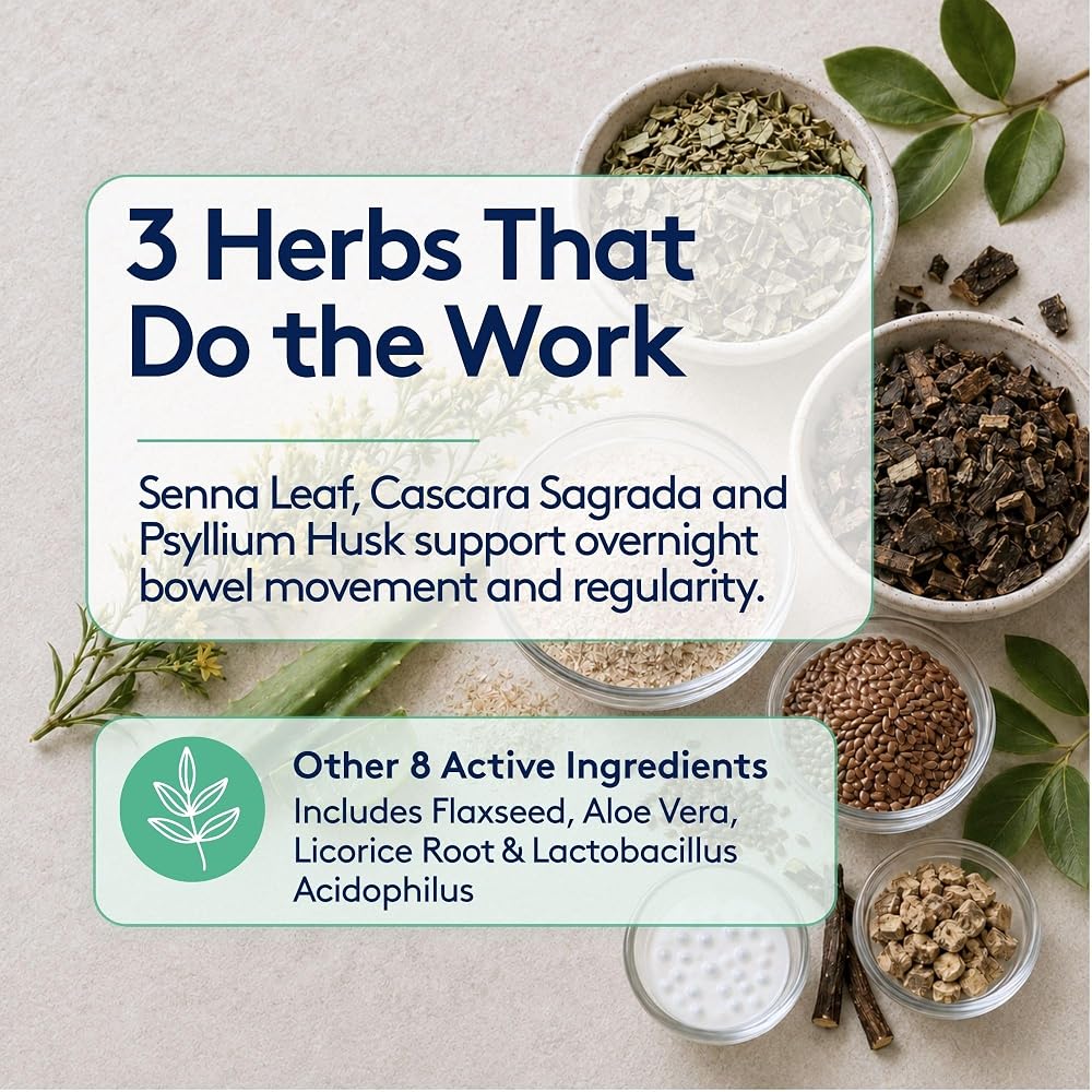 Youth & Tonic Colon Cleanse & Constipation Relief, Senna Leaf Laxative - image 6