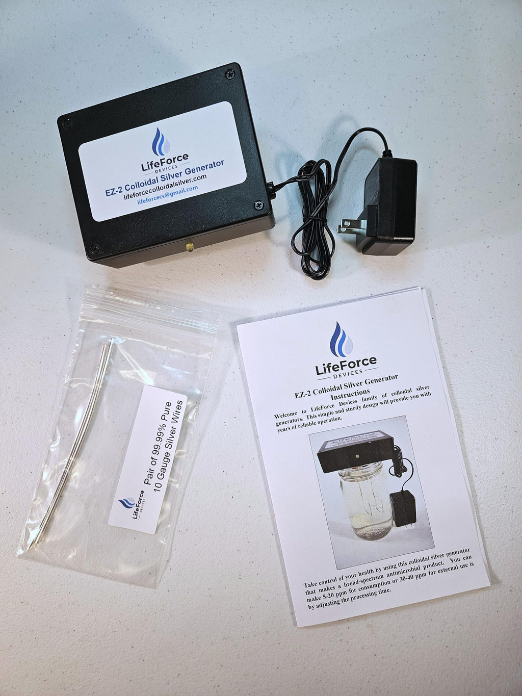 LifeForce Devices Compact EZ-2 Basic Silver Generator Packages