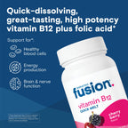 Bariatric Fusion Vitamin B12 1,000mcg Cherry Berry Quick Melts - 90 Tablets - image 2