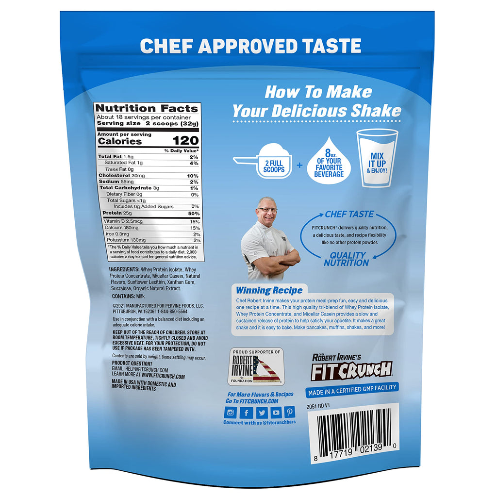 Fit Crunch Whey Protein Powder