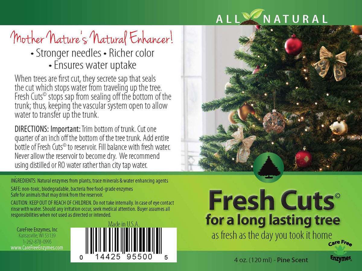 Care Free Enzymes Fresh Cuts Christmas Tree Preservative - 4 oz - image 2
