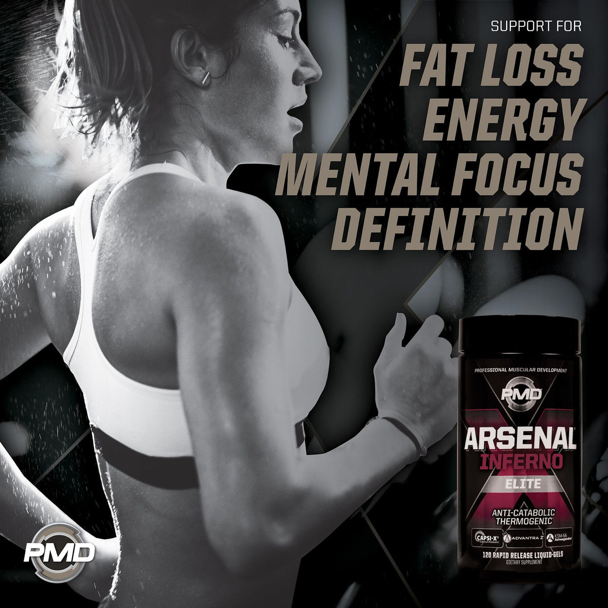 PMD Sports Arsenal X Inferno Thermogenic Fat Burner - 120 Softgels - image 4