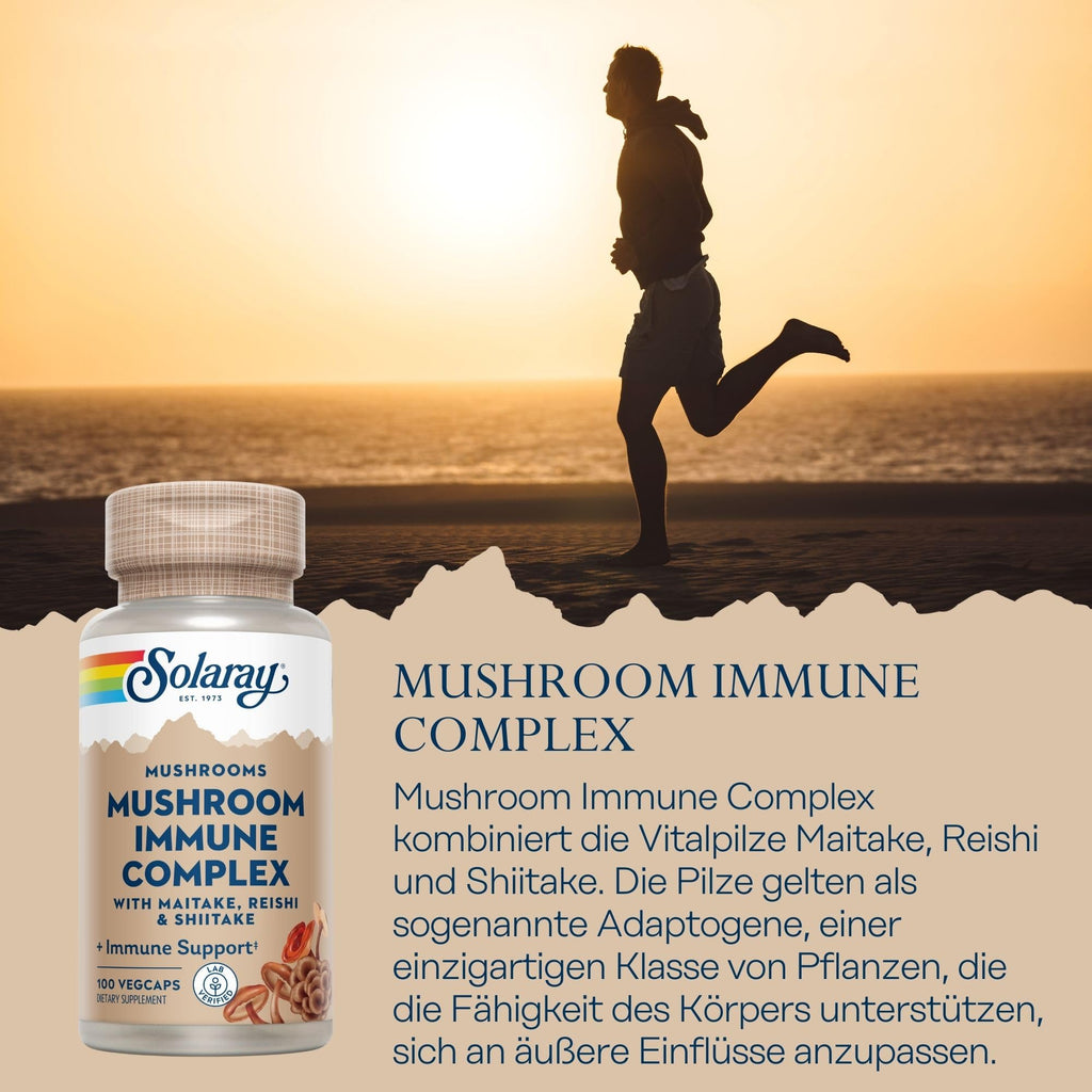 SOLARAY Maitake, Reishi & Shiitake Mushroom Complex - 100 Capsules - image 2