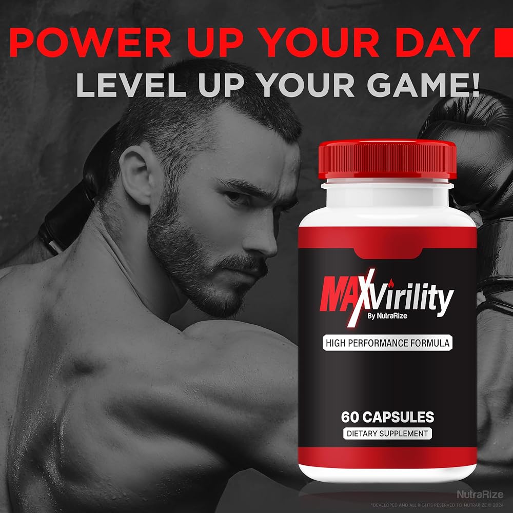 NutraRize MaxVirility Capsules for Men - 120 Capsules - image 4