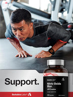 Horbäach Nitric Oxide Supplement with Creatine - 100 Capsules - image 7