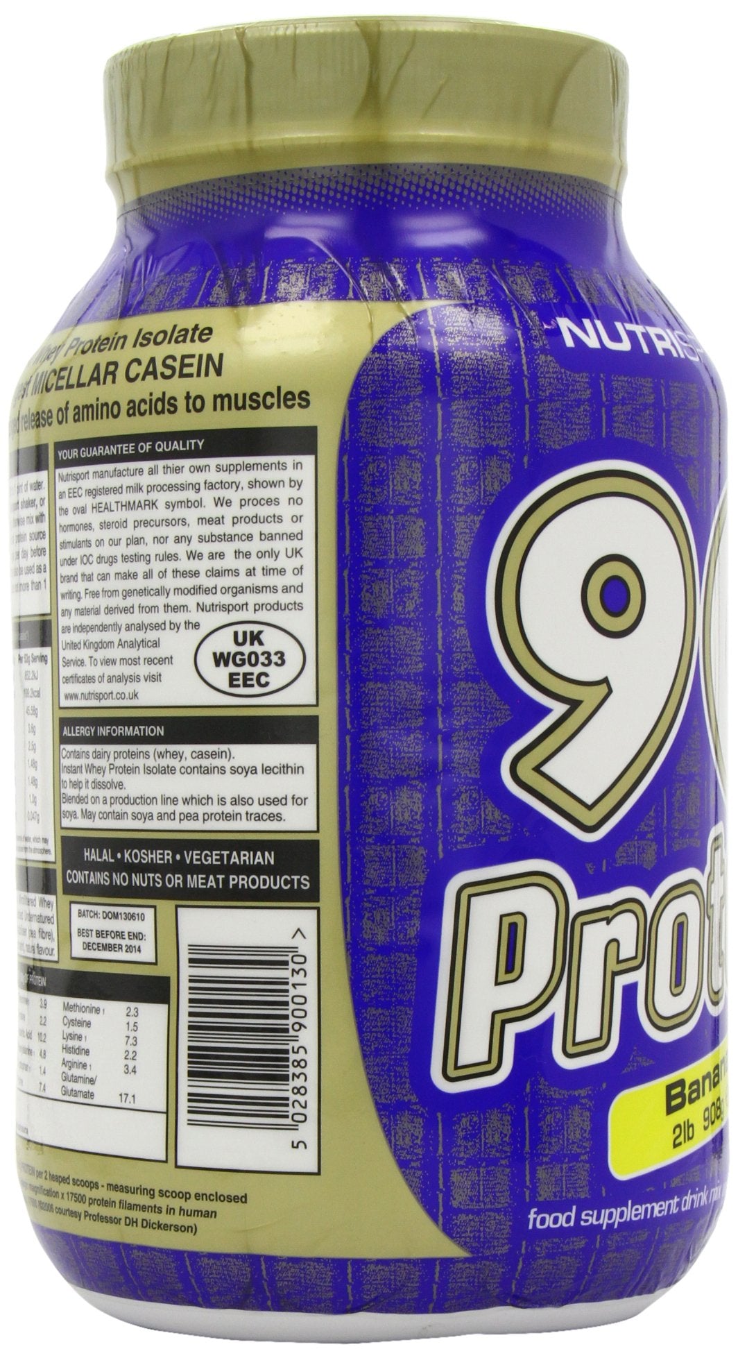 Nutrisport 90+ Protein Banana - 908g - image 6