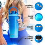 Ice Shaker Insulated Stainless Steel Shaker Bottle