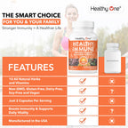 Healthy One Healthy Immune 10-in-1 Antioxidant Formula - 60 Capsules - image 4