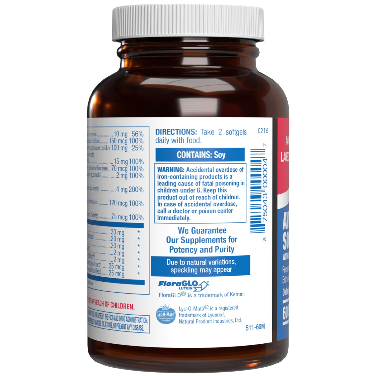 Anabolic Laboratories 30-in-1 Adult Multivitamin with Iron - 60 Softgels - image 3