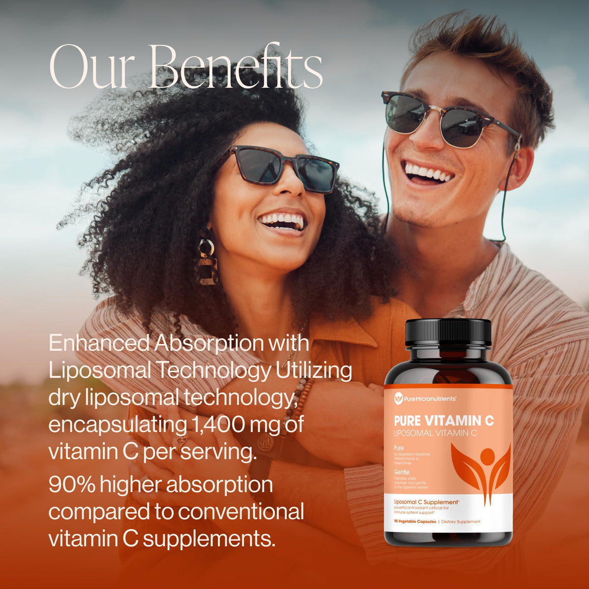 Pure Micronutrients Liposomal Vitamin C 1400mg - 90 Capsules - image 4