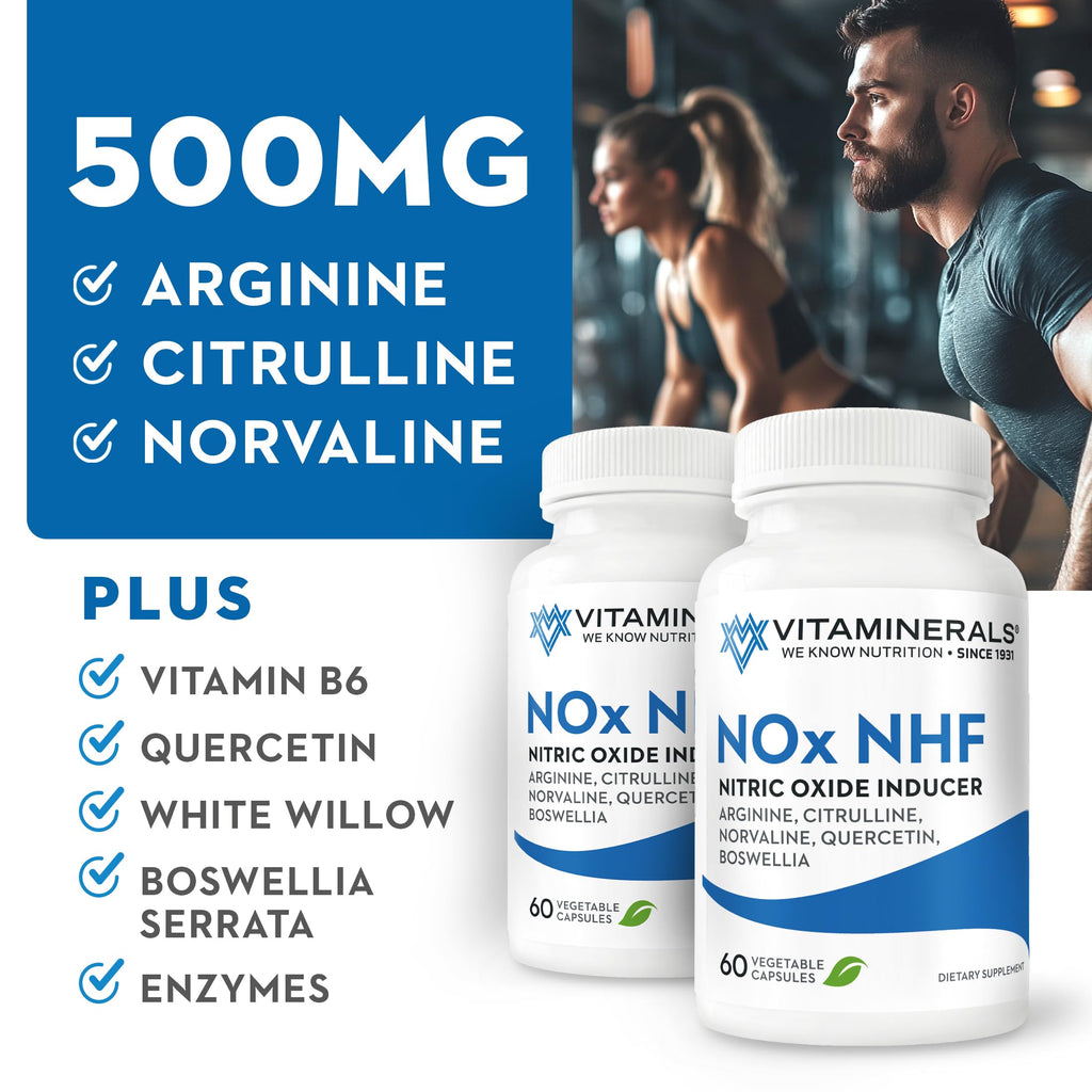 Vitaminerals 122 NOx L-Arginine & L-Citrulline - 60 Vegetarian Capsules - image 2
