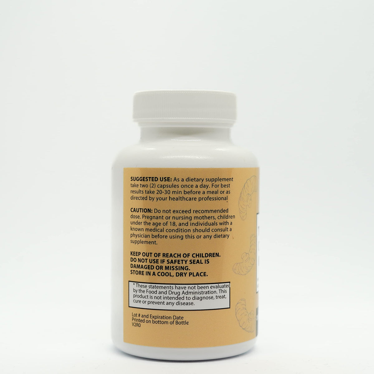 Vita Organics Turmeric Curcumin 1300mg Joint Support - 60 Capsules - image 4