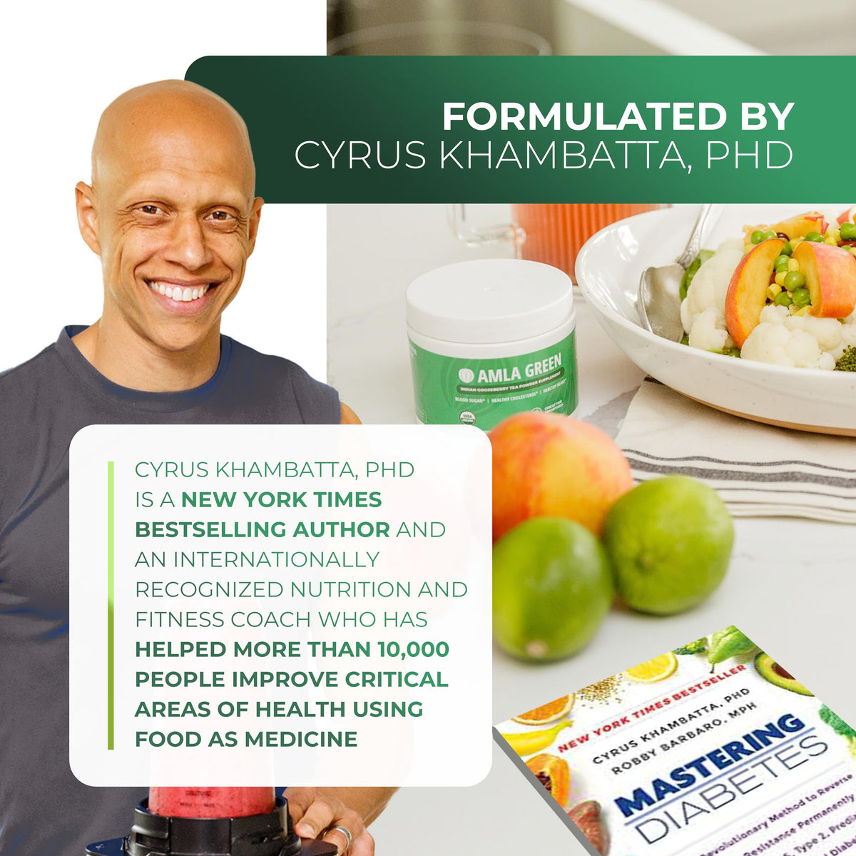 Amla Powder & Green Tea Superfood Supplement
