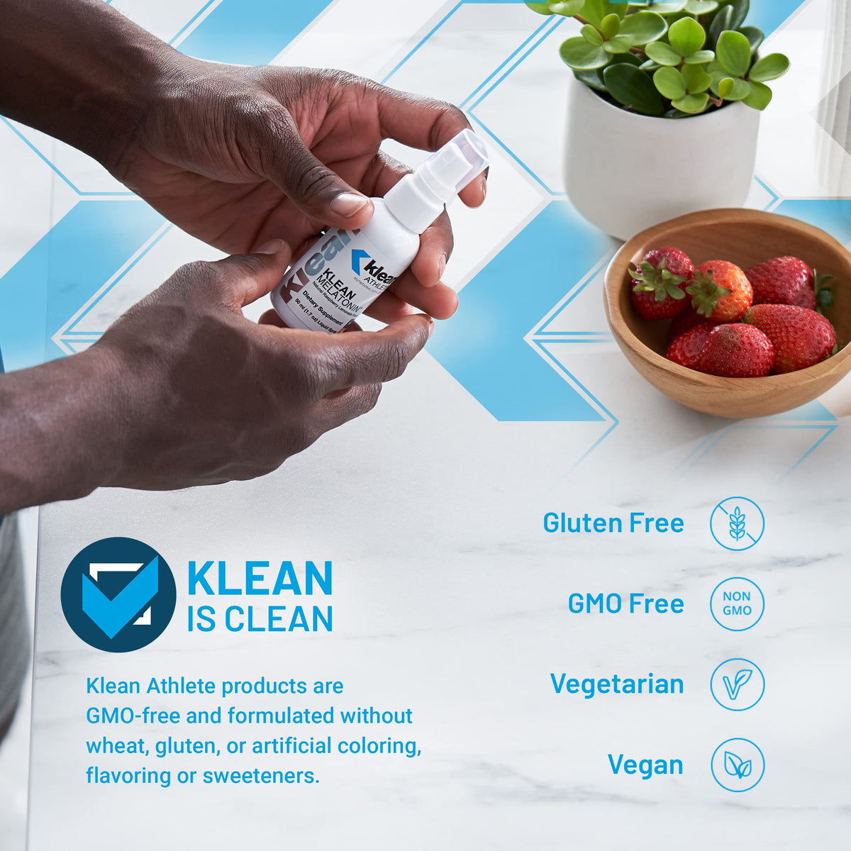 Klean Athlete Melatonin Spray Sleep Support Raspberry Lemonade - 1.7 Fl Oz - image 3