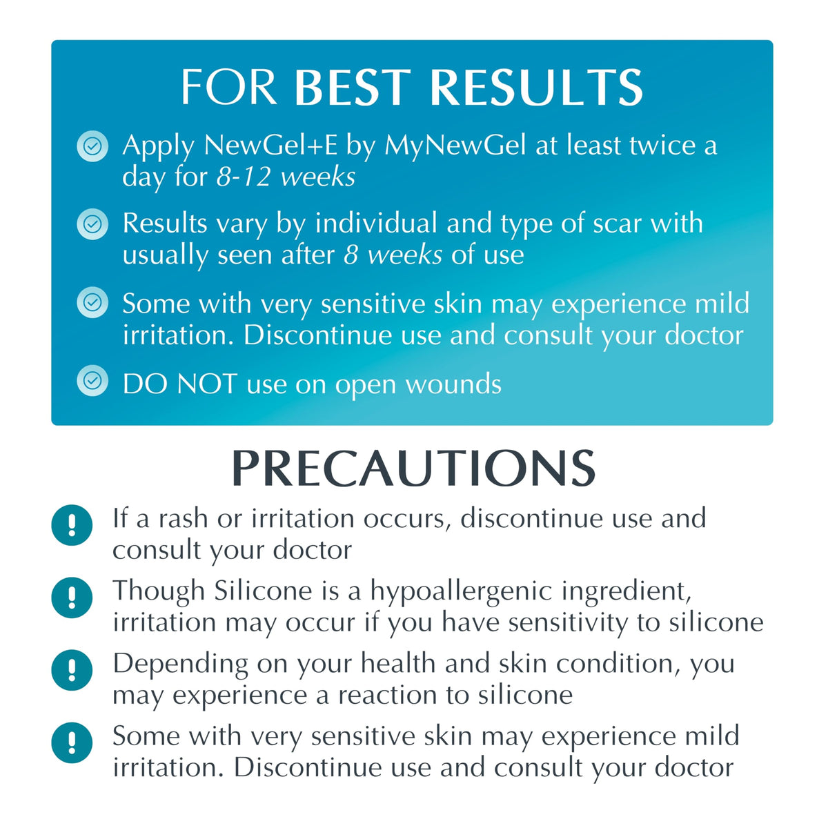 MyNewGel NewGel+ Medical-Grade Silicone Scar Gel with Vitamin E - 0.5 oz - image 4