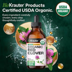 BIO KRAUTER Red Clover Extract for Menopause - 4 Fl Oz - image 3