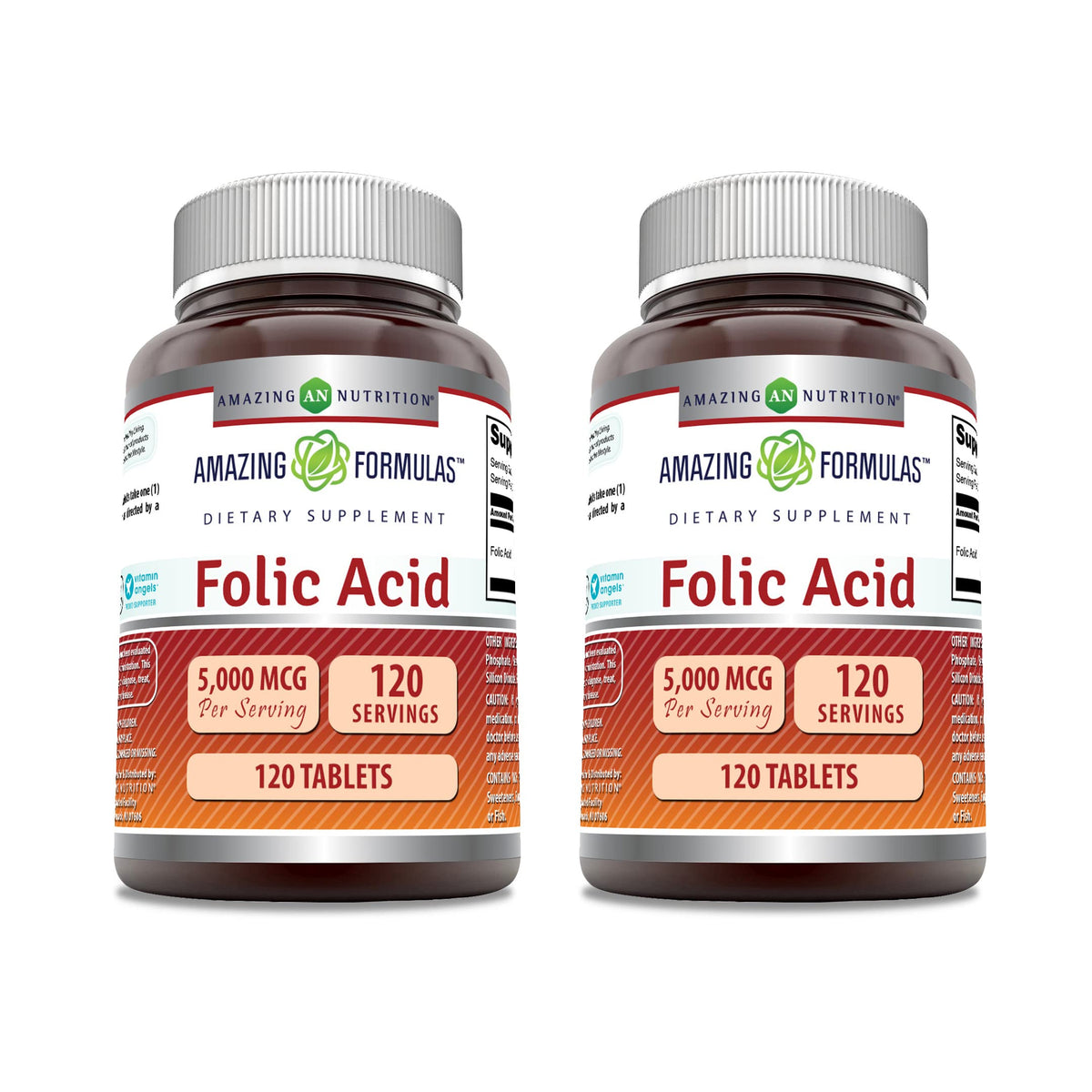 Amazing Formulas Folic Acid 5000 Mcg per Serving