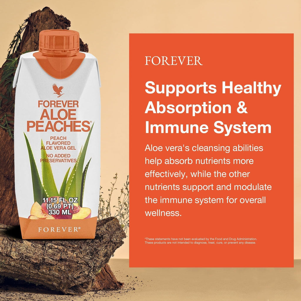 Forever Living Forever Aloe Peaches Drink - Pack of 6 - image 4