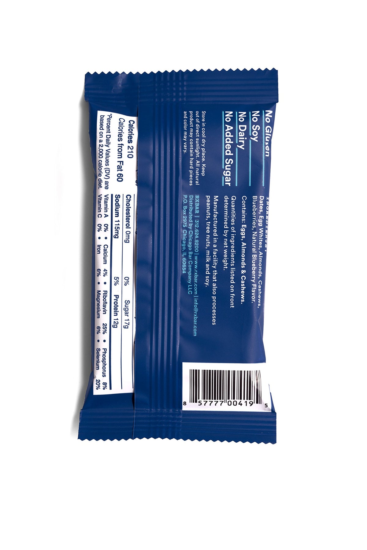 RX BAR Blueberry Protein Bar - 1 Bar (1.8 oz) - image 4