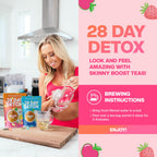 SkinnyBoost 28 Day Detox Daytime Tea Citrus Mint - 28 Tea Bags - image 6