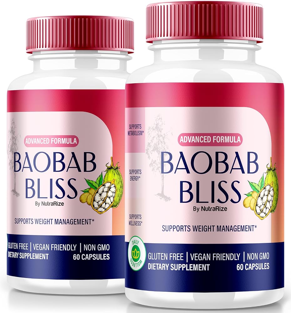 NutraRize Baobab Bliss Powder Capsules - 120 Capsules