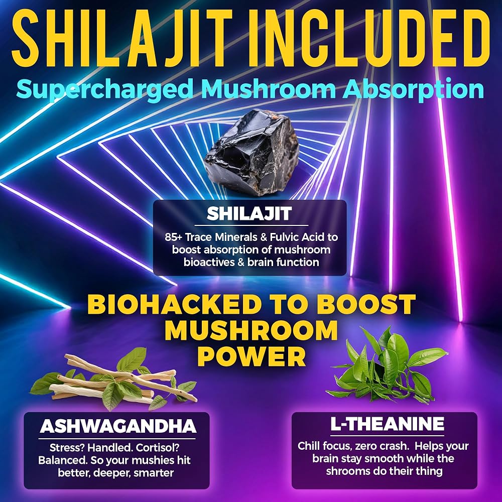 KEY ELEMENTS Mushroom Gummies with Ashwagandha & L-Theanine - 90 Count - image 3