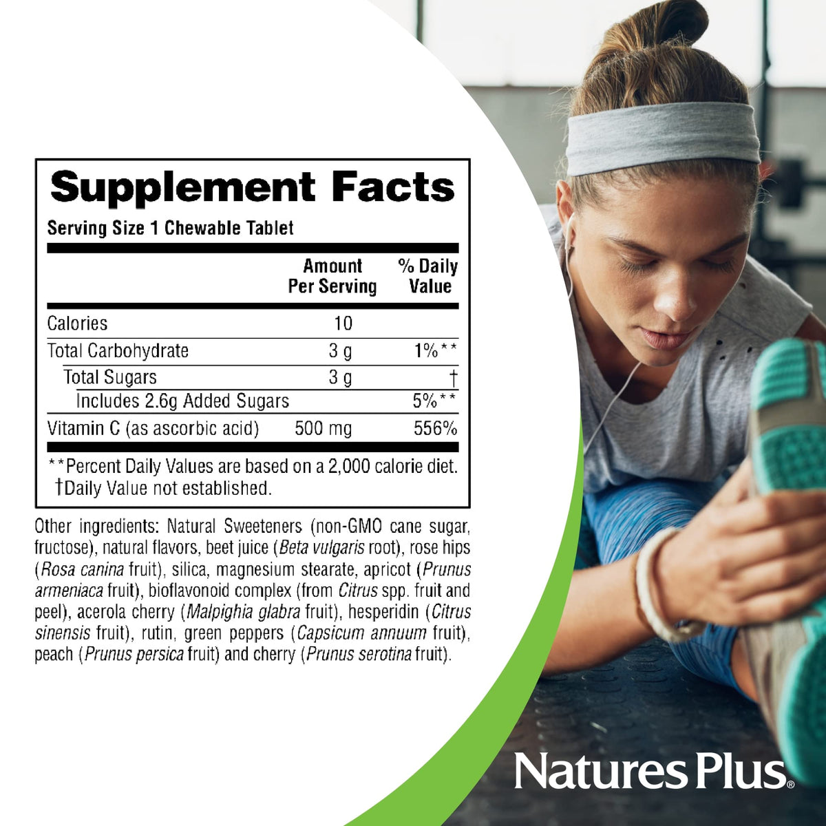 NaturesPlus Lovites Vitamin C 500mg Chewable Tablets - 90 Count - image 6