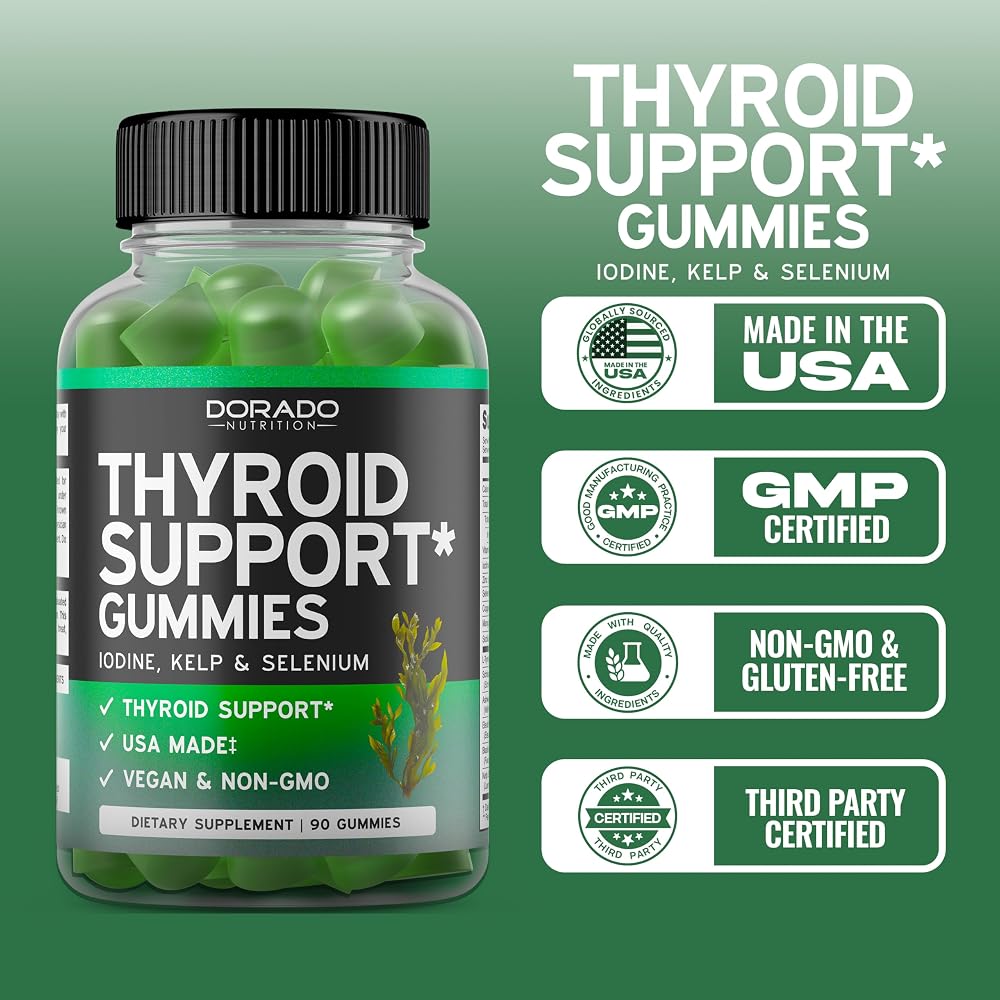 Dorado Nutrition Thyroid Support Gummies - 90 Count - image 5