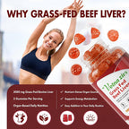 Velna zivs Grass Fed Beef Liver Gummies for Energy & Immunity - 60 Count - image 4