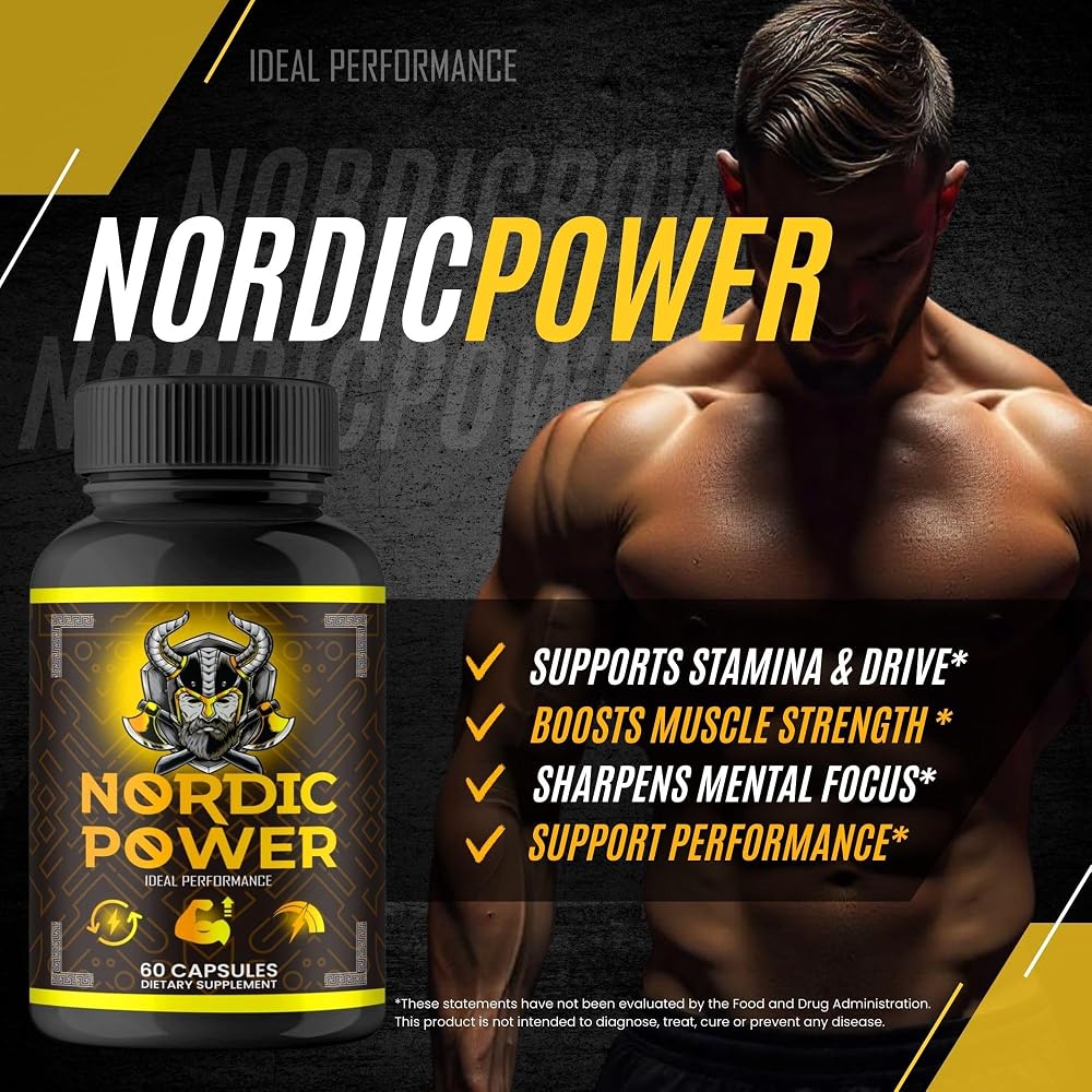 IDEAL PERFORMANCE Nordic Power Pills Maximum Strength - 120 Capsules - image 6