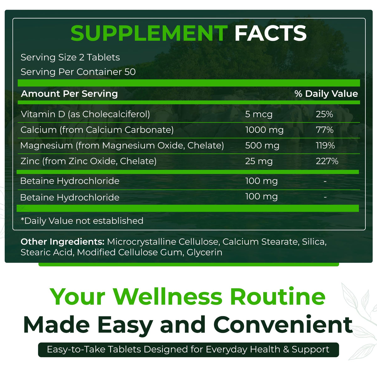 Natural Nutra Calcium Magnesium Zinc Supplement with Vitamin D3 Parent