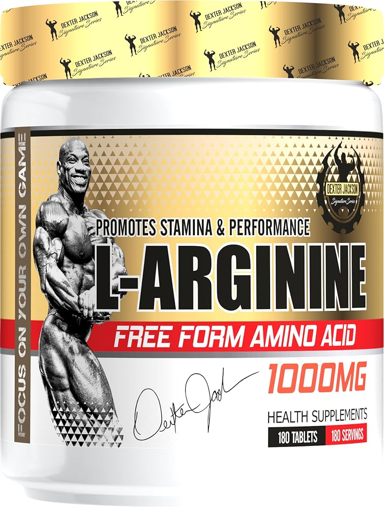 Dexter Jackson Gold Series L-Arginine 1000mg - 180 Tablets