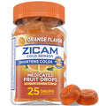 Zicam Cold Remedy Zinc Medicated Fruit Drops Orange - 25 Count
