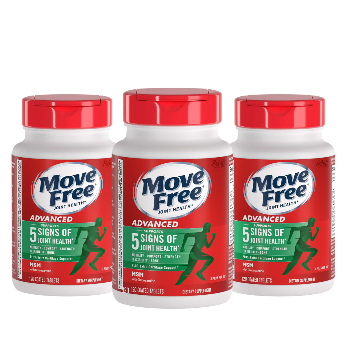 Move Free Advanced Joint Support Glucosamine Chondroitin MSM - 360 Tablets