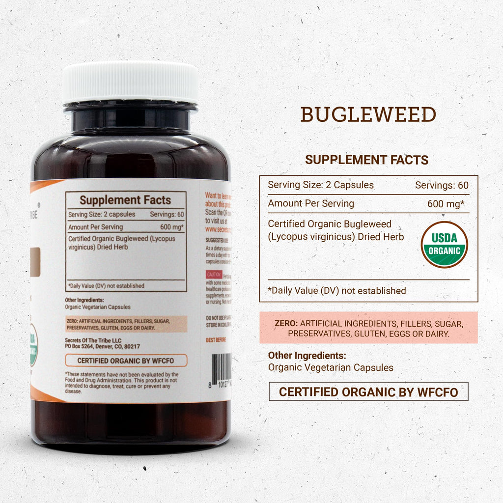 Secrets of the Tribe Bugleweed USDA Organic
