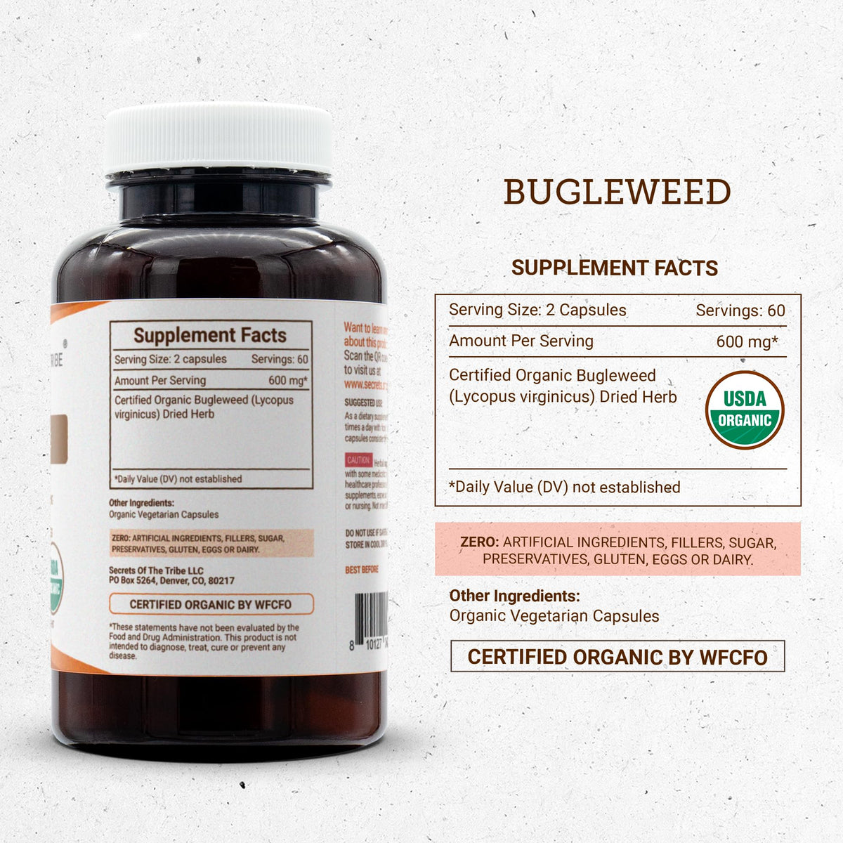 Secrets of the Tribe Bugleweed USDA Organic