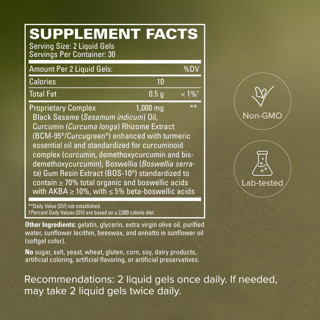 Terry Naturally CuraMed Acute Pain Relief - Supplement with BCM-95