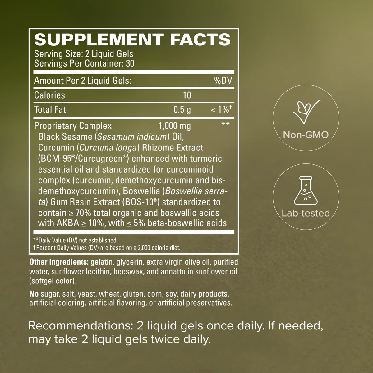 Terry Naturally CuraMed Acute Pain Relief - Supplement with BCM-95