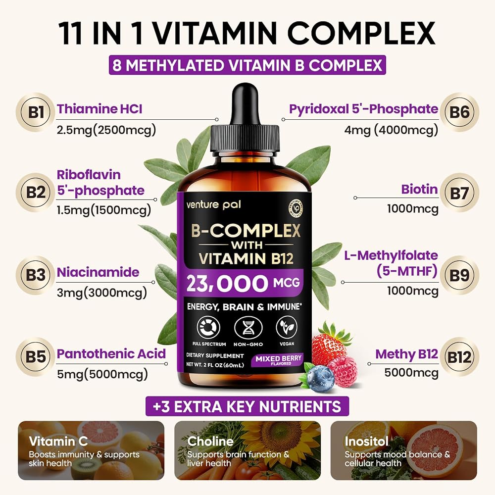 Venture Pal Vitamin B Complex 23000mcg - Methyl B12