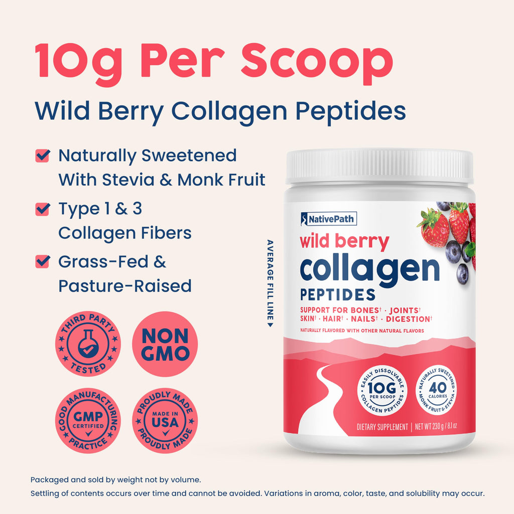 NativePath Collagen Peptides, 20 Servings