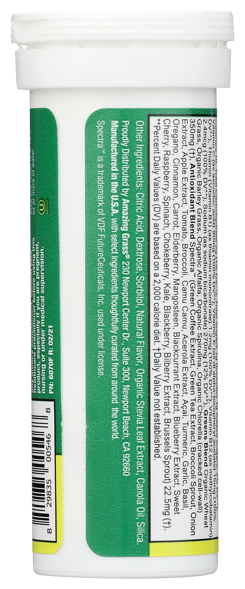 Amazing Grass Lemon Lime Green Superfood Drink Tabs - 10 Tablets - image 2