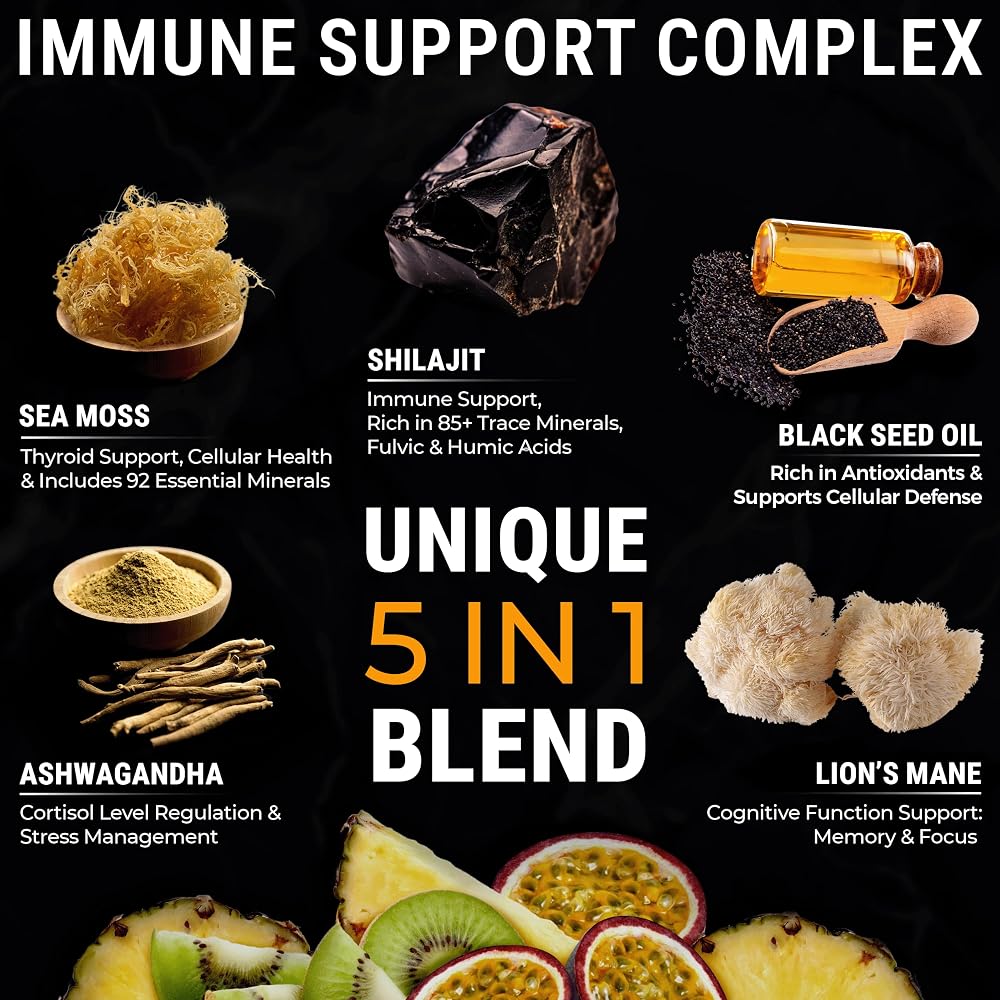 KEY ELEMENTS Organic Shilajit Gummies with Sea Moss - 60 Count - image 4