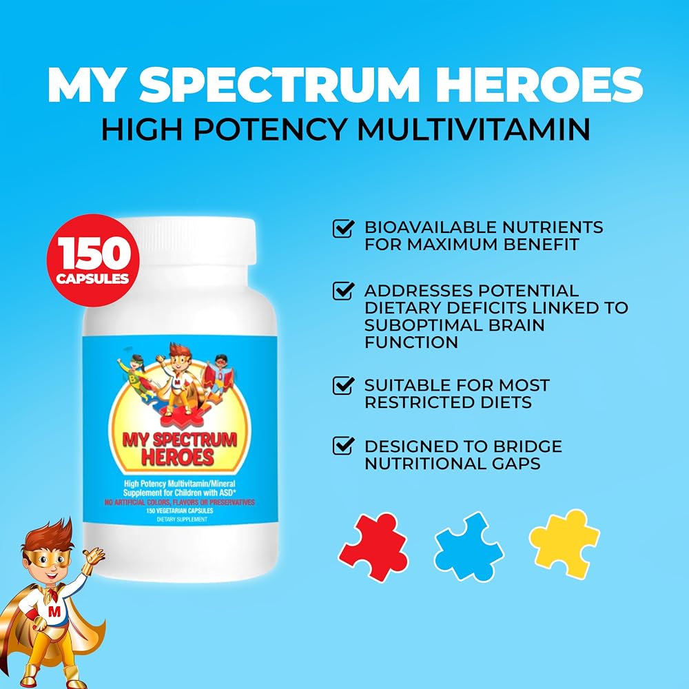 My Spectrum Heroes Children's Multivitamin - 150 Capsules - image 2